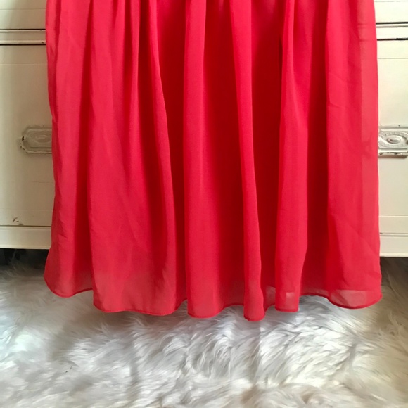 FOREVER 21 / Coral Lace Dress - Picture 3 of 7